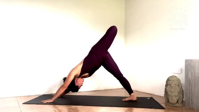 Yoga flow class
